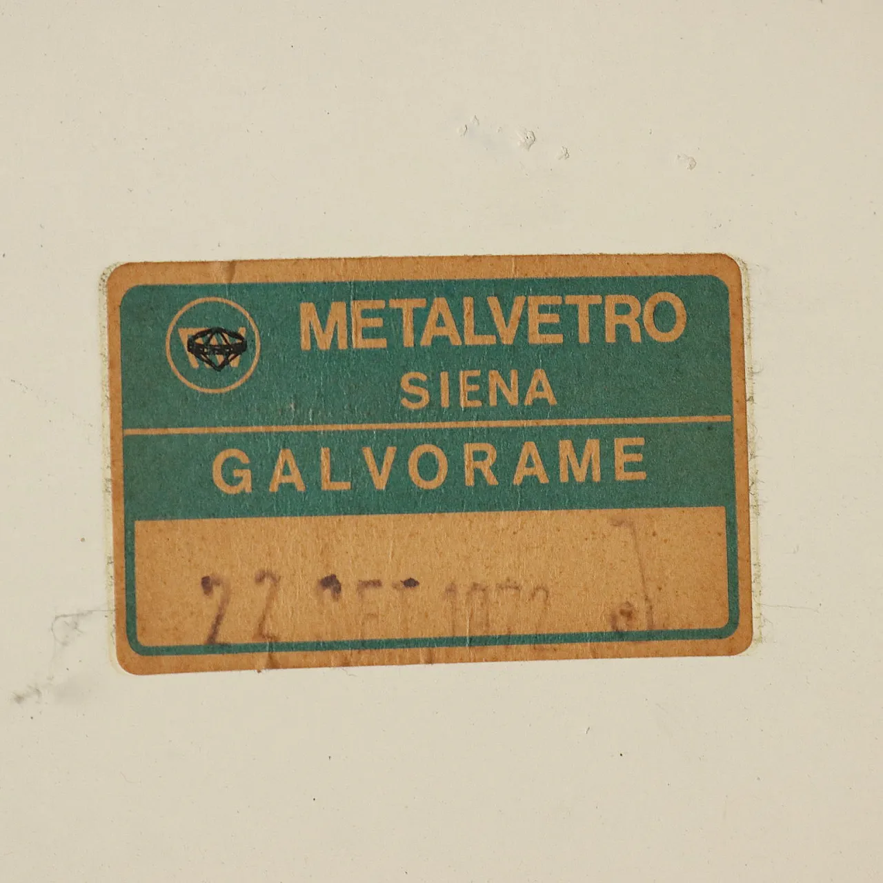 Specchio di Metalvetro Galvorame di Siena, anni '60 10