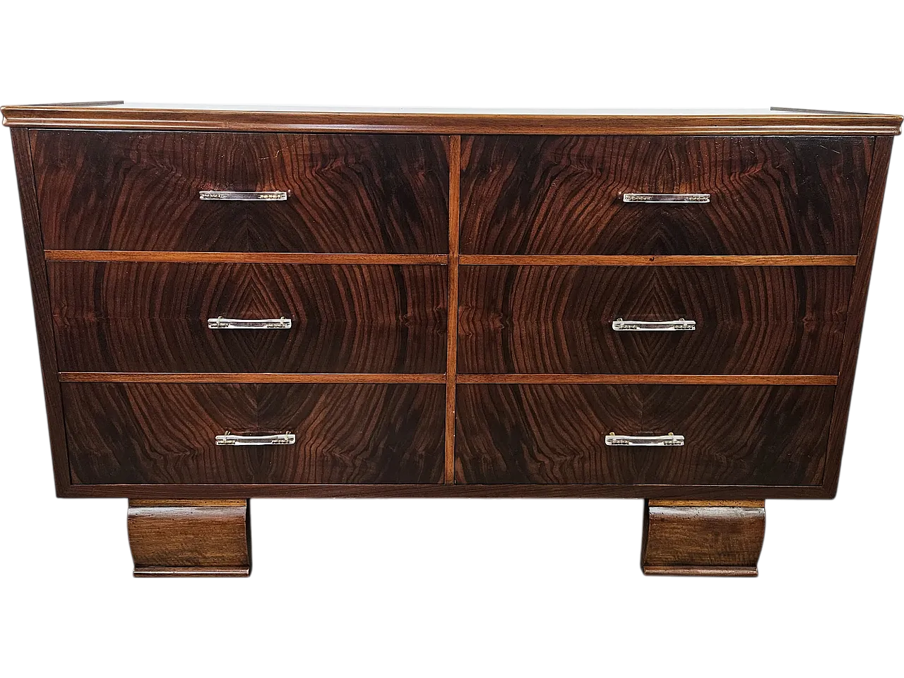 Decò Decò chest of drawers with six drawers, 40s 24