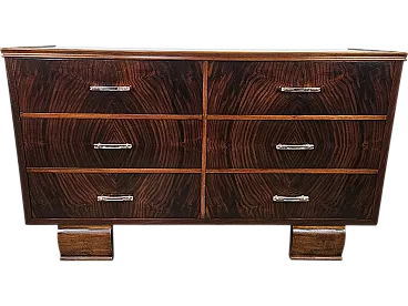 Decò Decò chest of drawers with six drawers, 40s