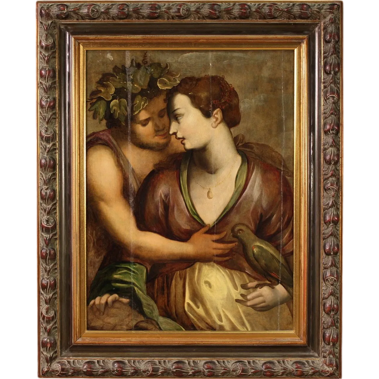 Bacchus and Ariadne, Flemish paiting, oil on canvas, 17th century 16