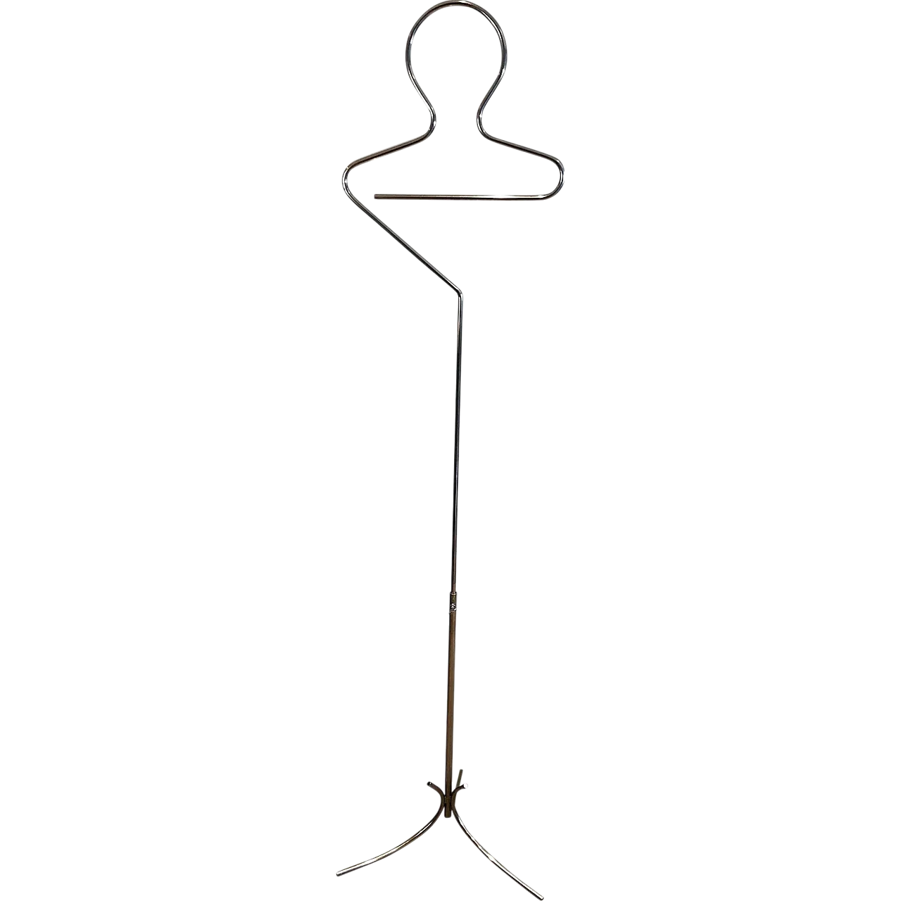 Chrome-plated metal coat rack, 1970s 13