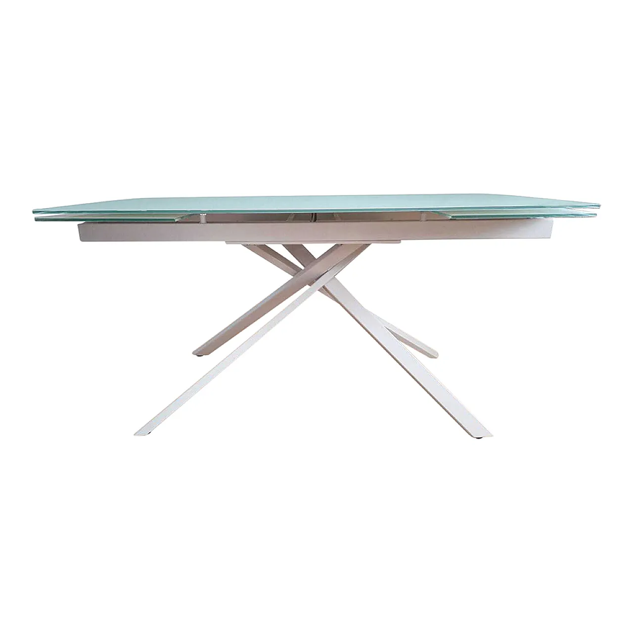 Extendable glass table 7