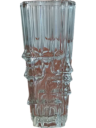 Glass vase Sklo Union, 1968