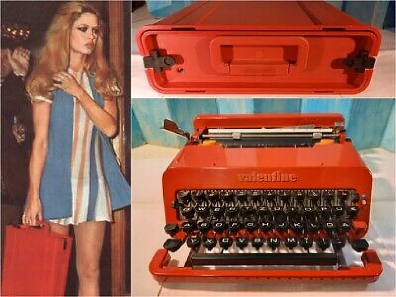 Valentine typewriter by Ettore Sottsass from Olivetti, 80s 3