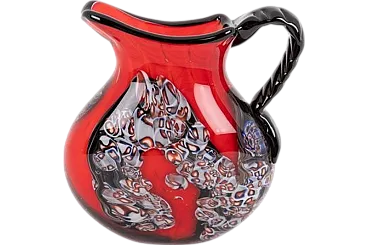 Murano glass pitcher, 1980s