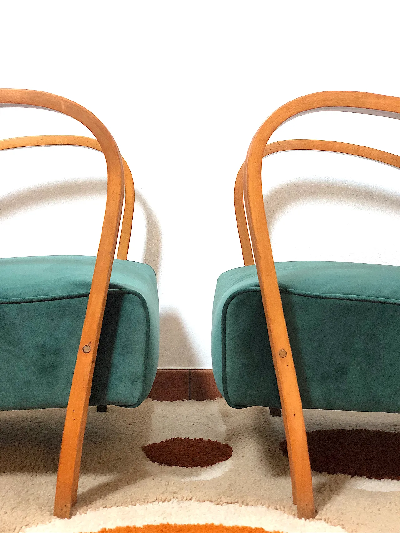 Pair of armchairs, 40s 5