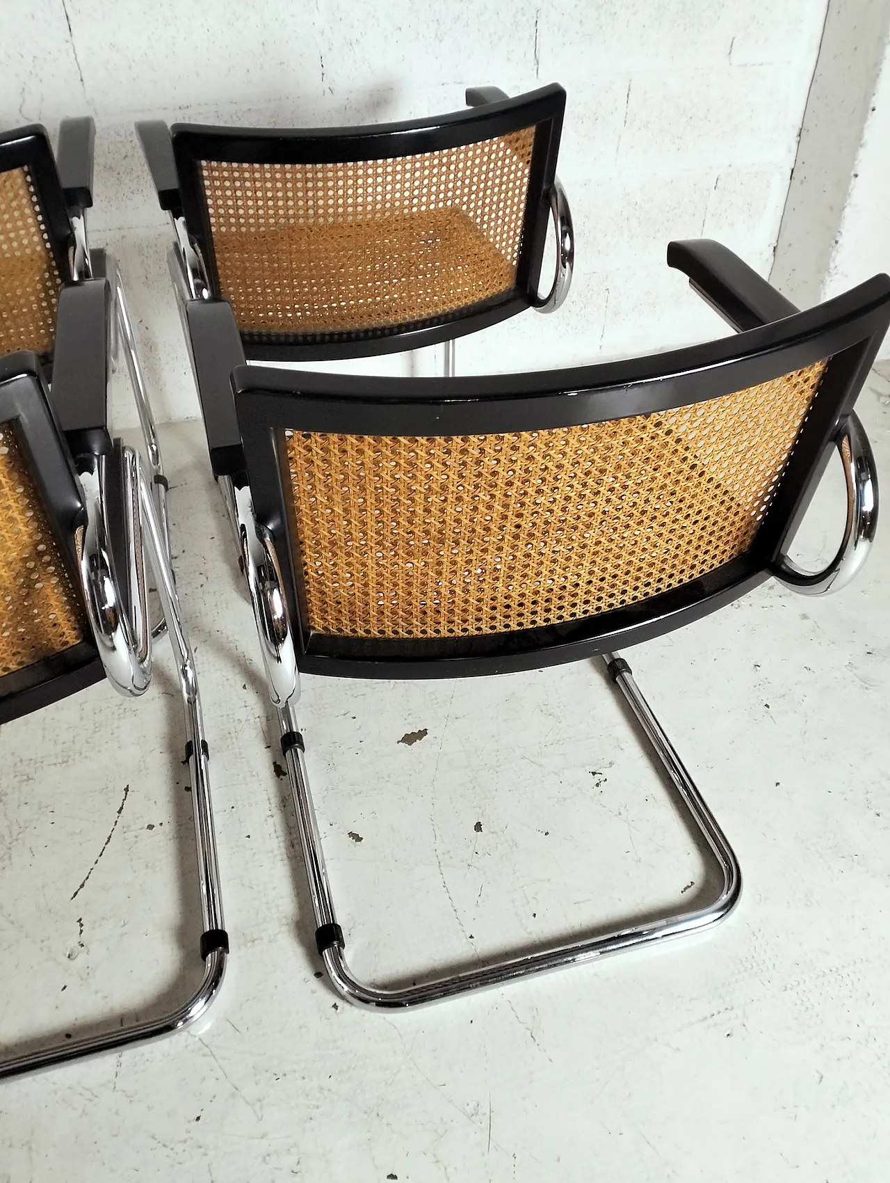 4 chairs in Luigi Saccardo style for Armet, 70s 14