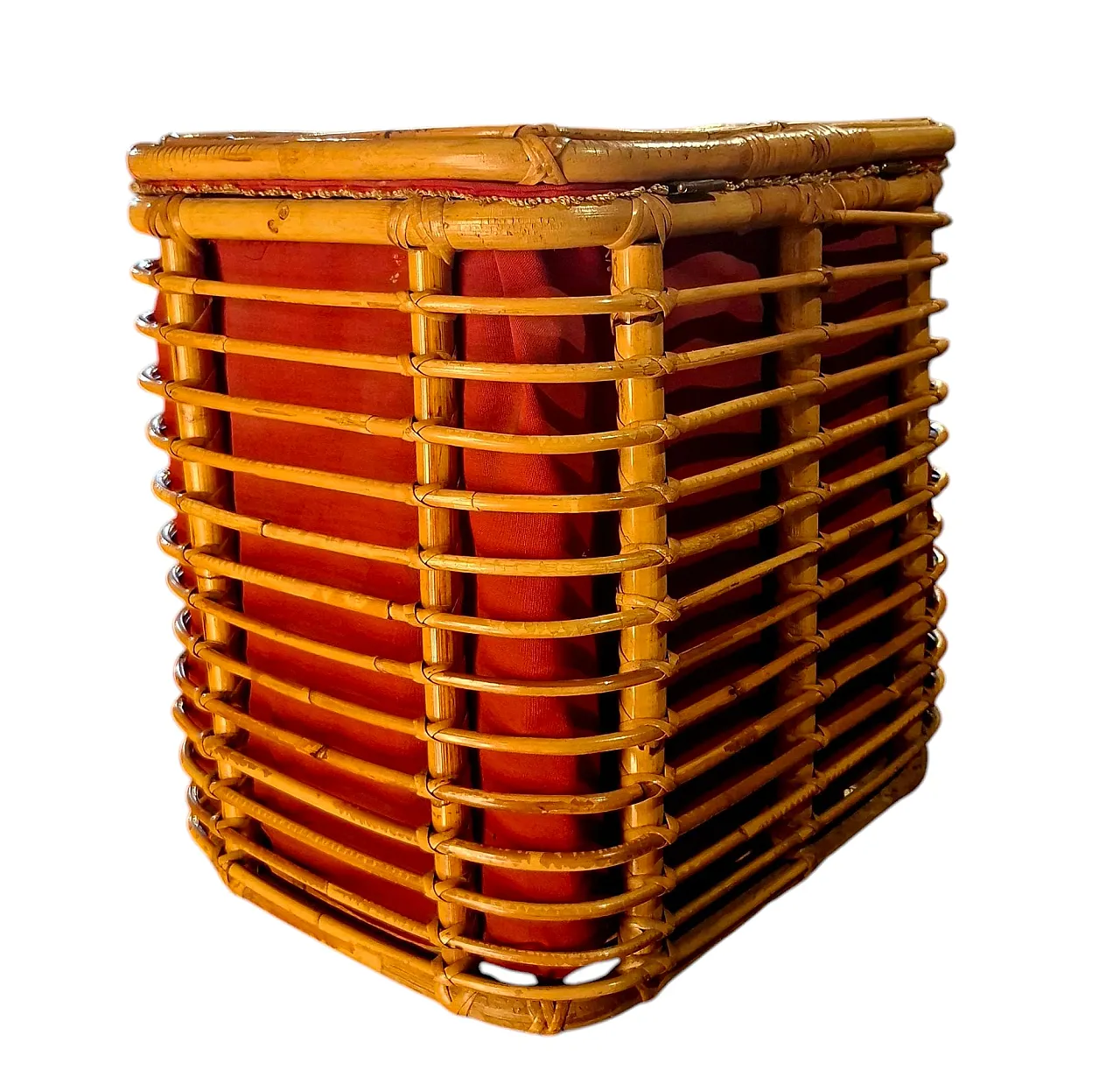 Bamboo basket and bamboo 1950 1