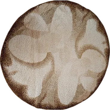 Desso Holland round rug pure virgin wool, 70s