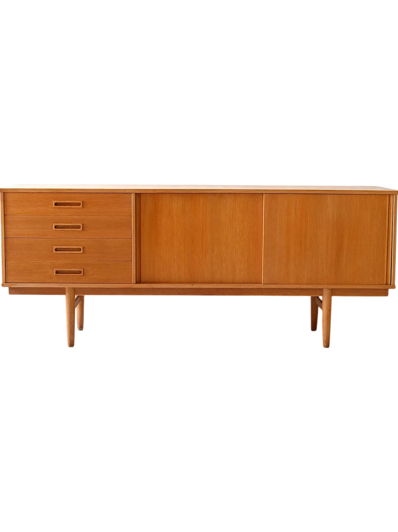 Swedish sideboard in oak, anni '60 12