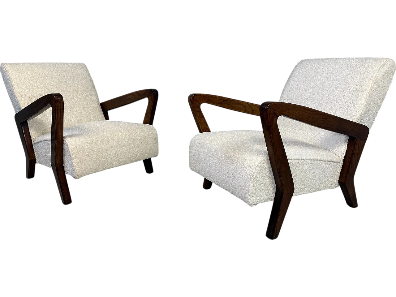 Pair of armchairs by Giò Ponti, 50s 16