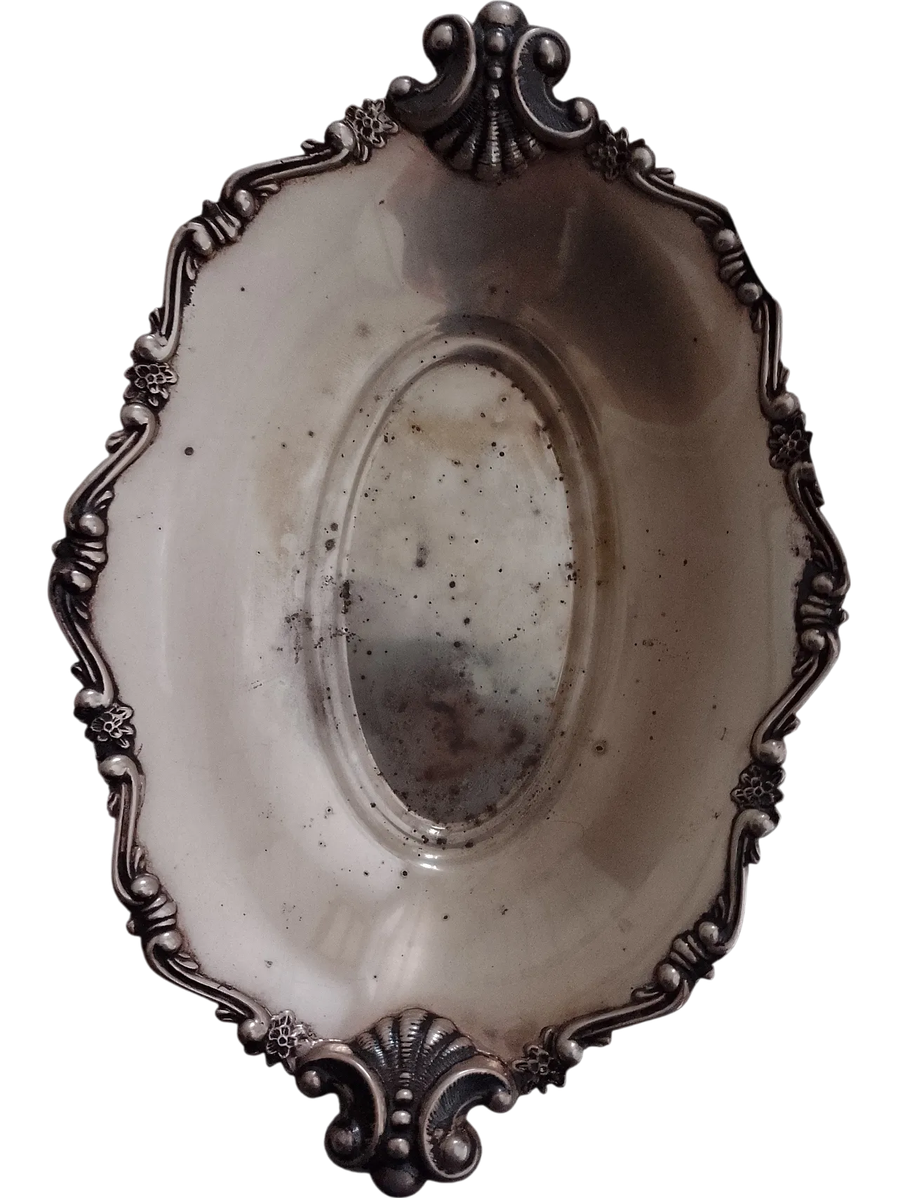 Silver tray, 19th century 4