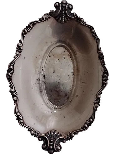 Silver tray, 19th century