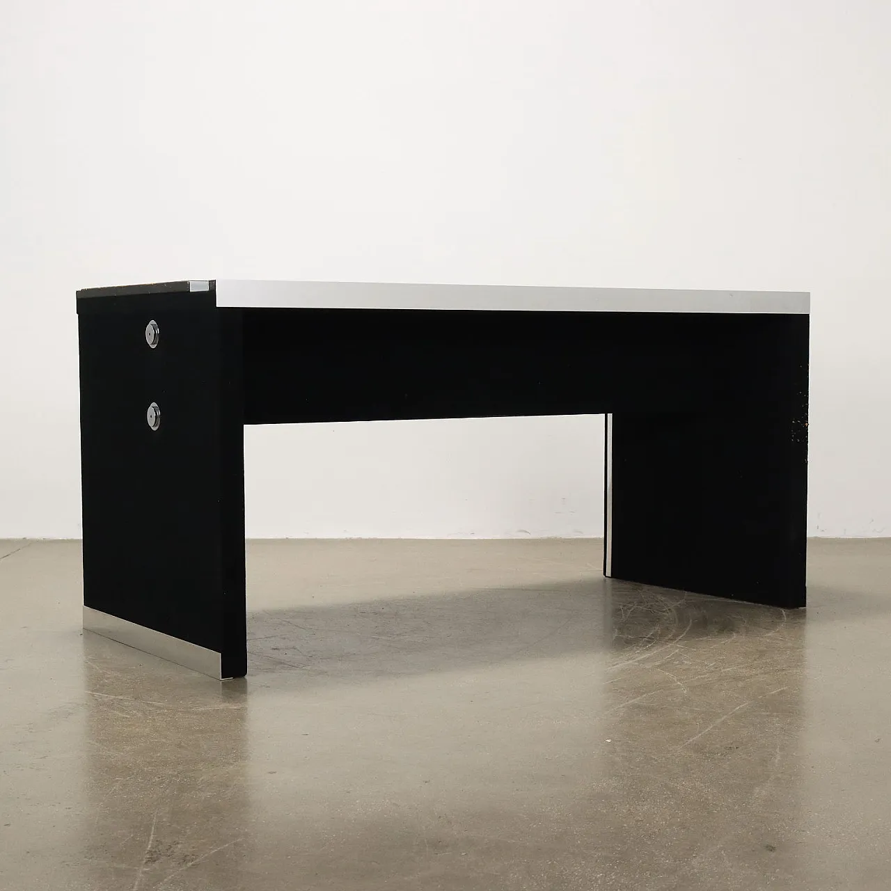 Aluminium desk by Guido Faleschini, 1970s 6