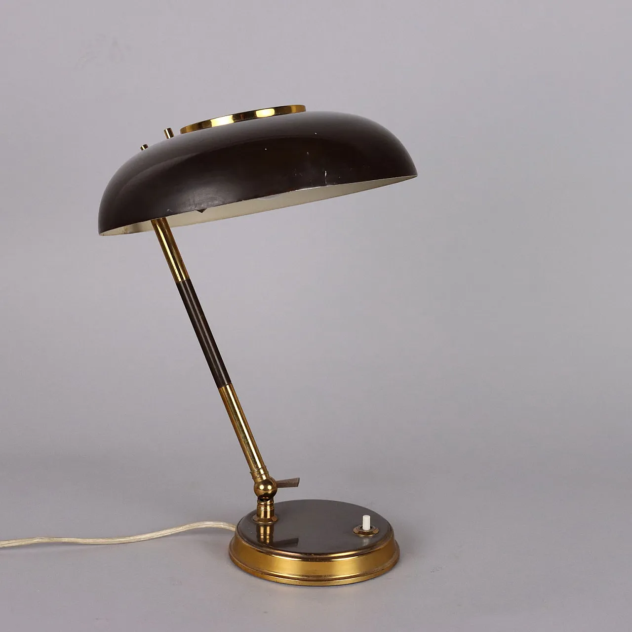 Aluminium lamp by Oscar Torlasco, mid 20th century 7