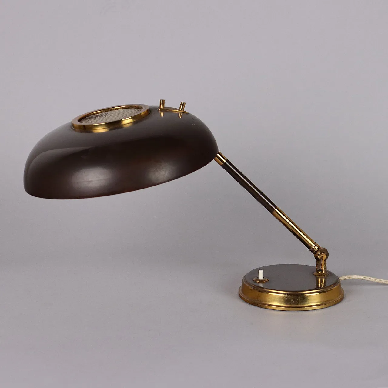 Aluminium lamp by Oscar Torlasco, mid 20th century 9