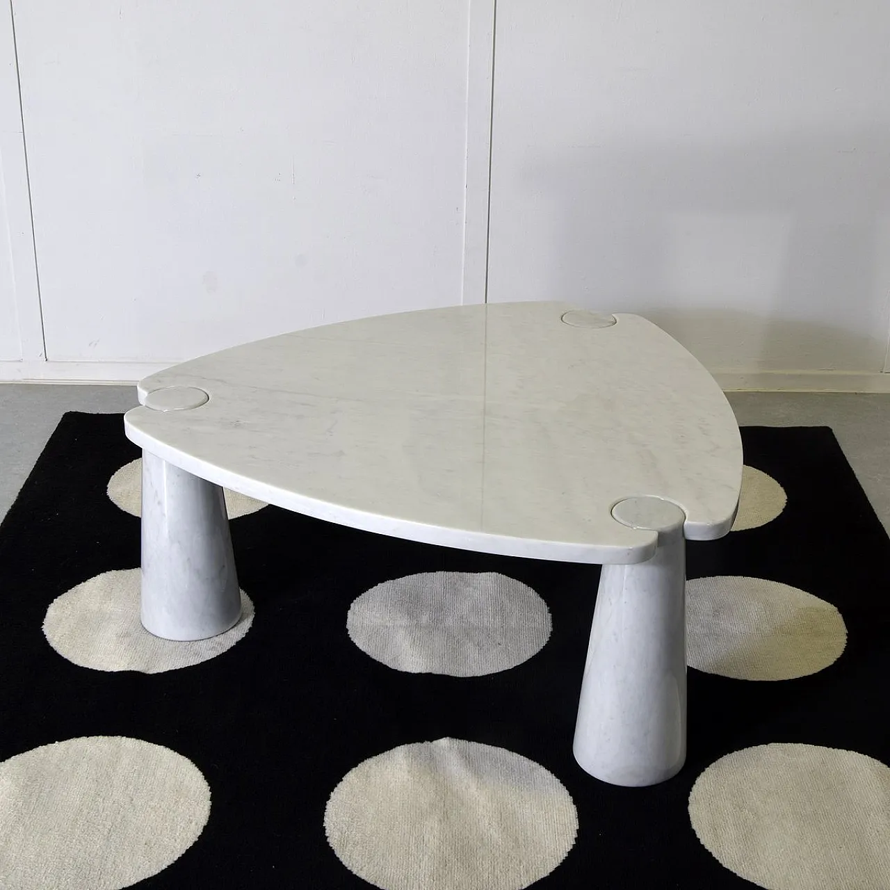 Eros table in Carrara marble by A. Mangiarotti for Skipper, 1970s 2