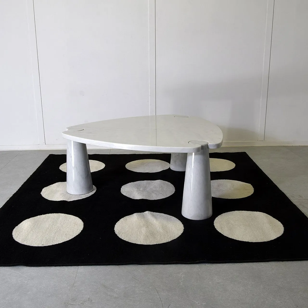 Eros table in Carrara marble by A. Mangiarotti for Skipper, 1970s 4