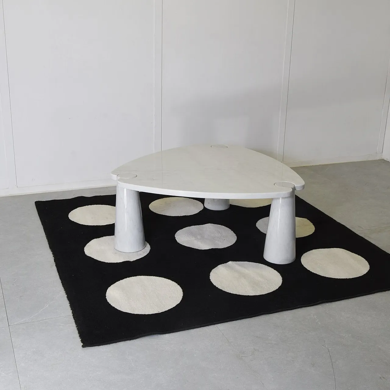 Eros table in Carrara marble by A. Mangiarotti for Skipper, 1970s 6