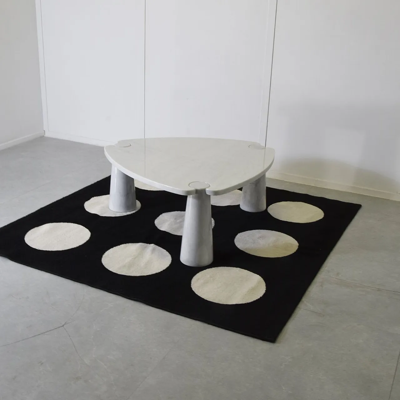 Eros table in Carrara marble by A. Mangiarotti for Skipper, 1970s 7