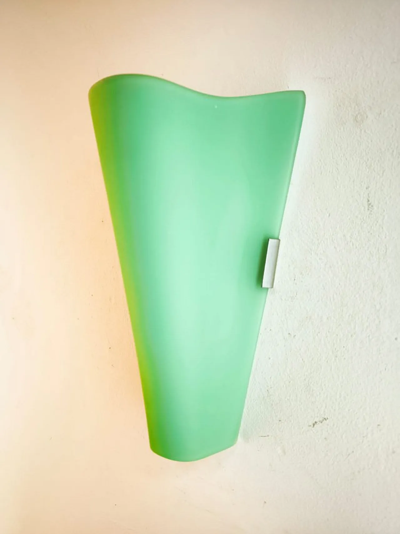 Fabbian green wall light by F. Fabbian, 1990s 4