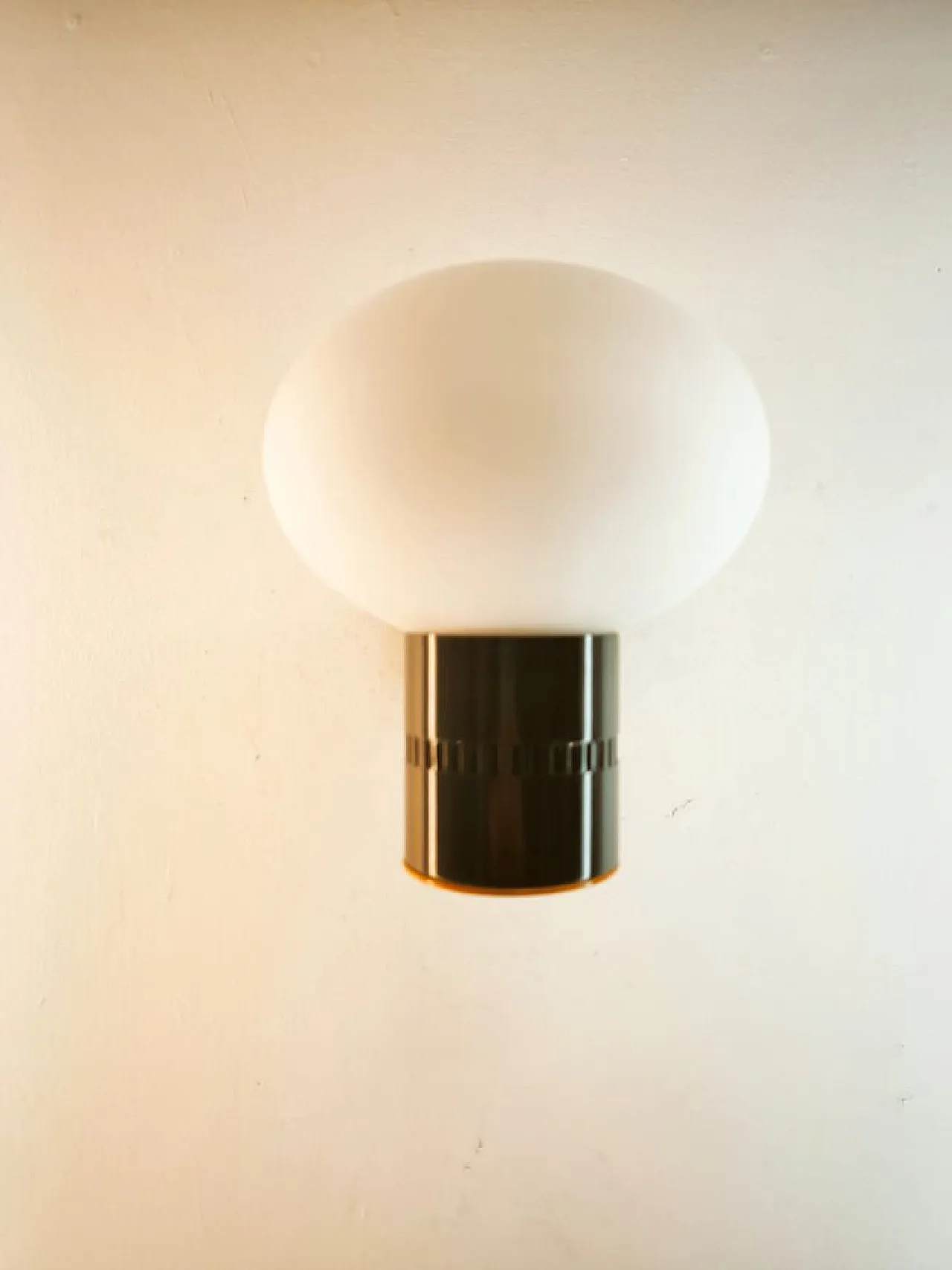 Space Age Wall light with oval glass, 1970s 6