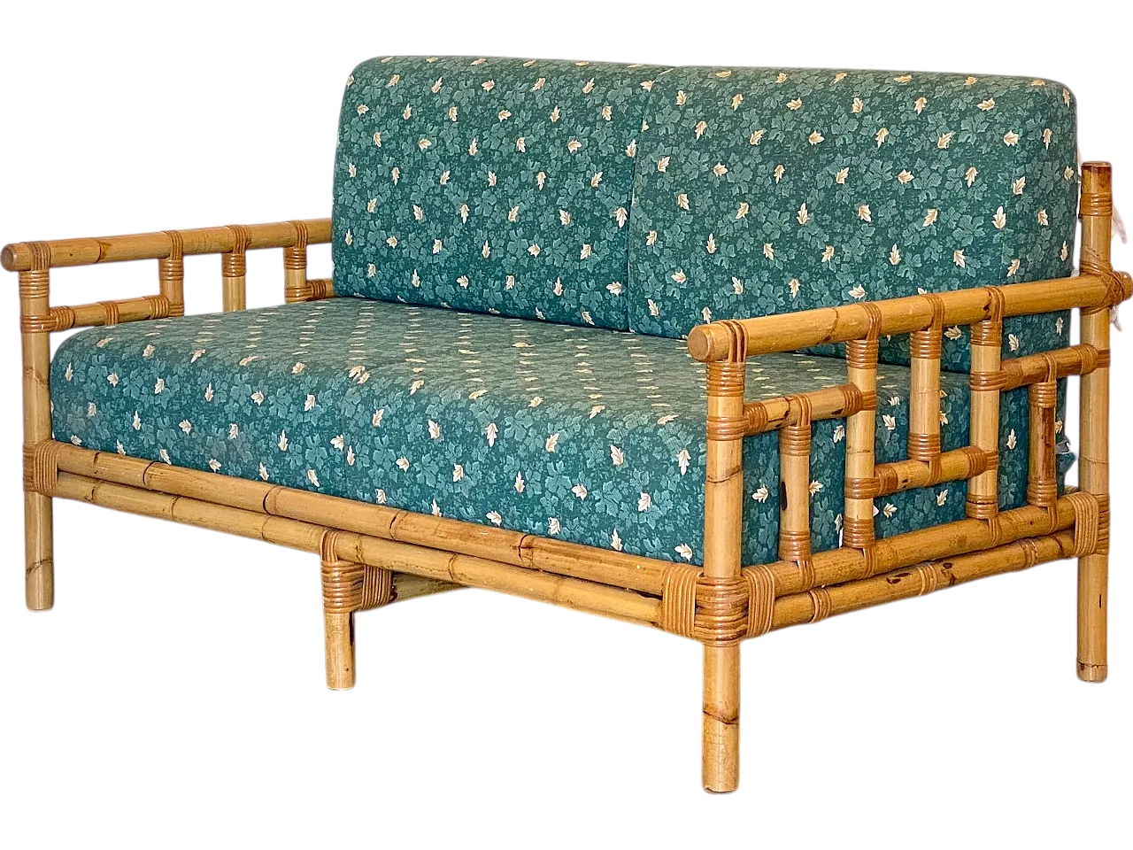 Bamboo sofa Vivai del Sud, 70s 13