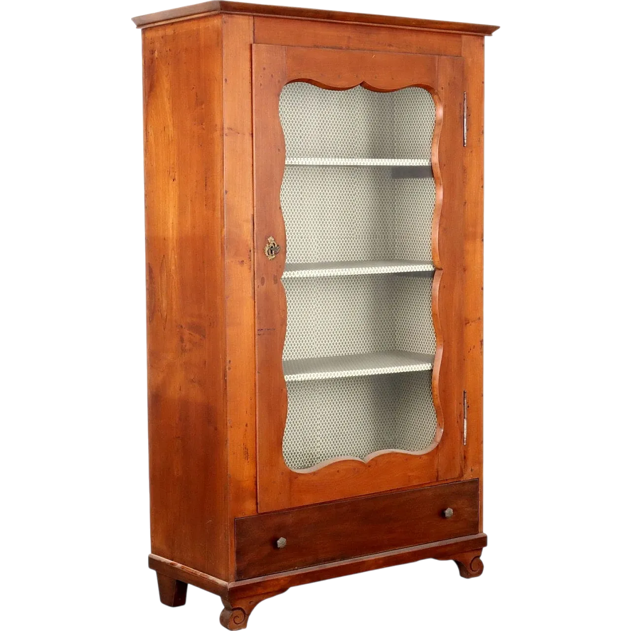 Biedermeier Style Showcase in walnut Austria, 19th century 10