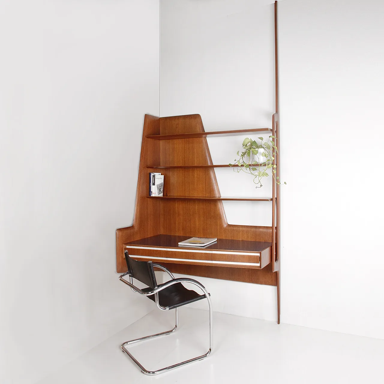 Desk with shelves, by Vittorio Dassi for Mobili Cantù, 1950s 8