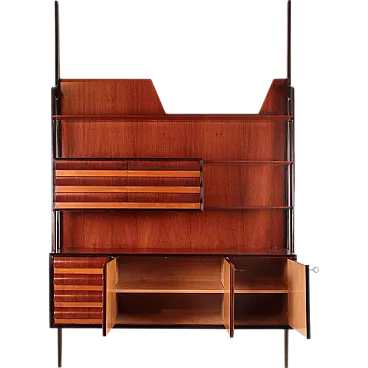 Wooden bookcase by Vittorio Dassi, 1950s