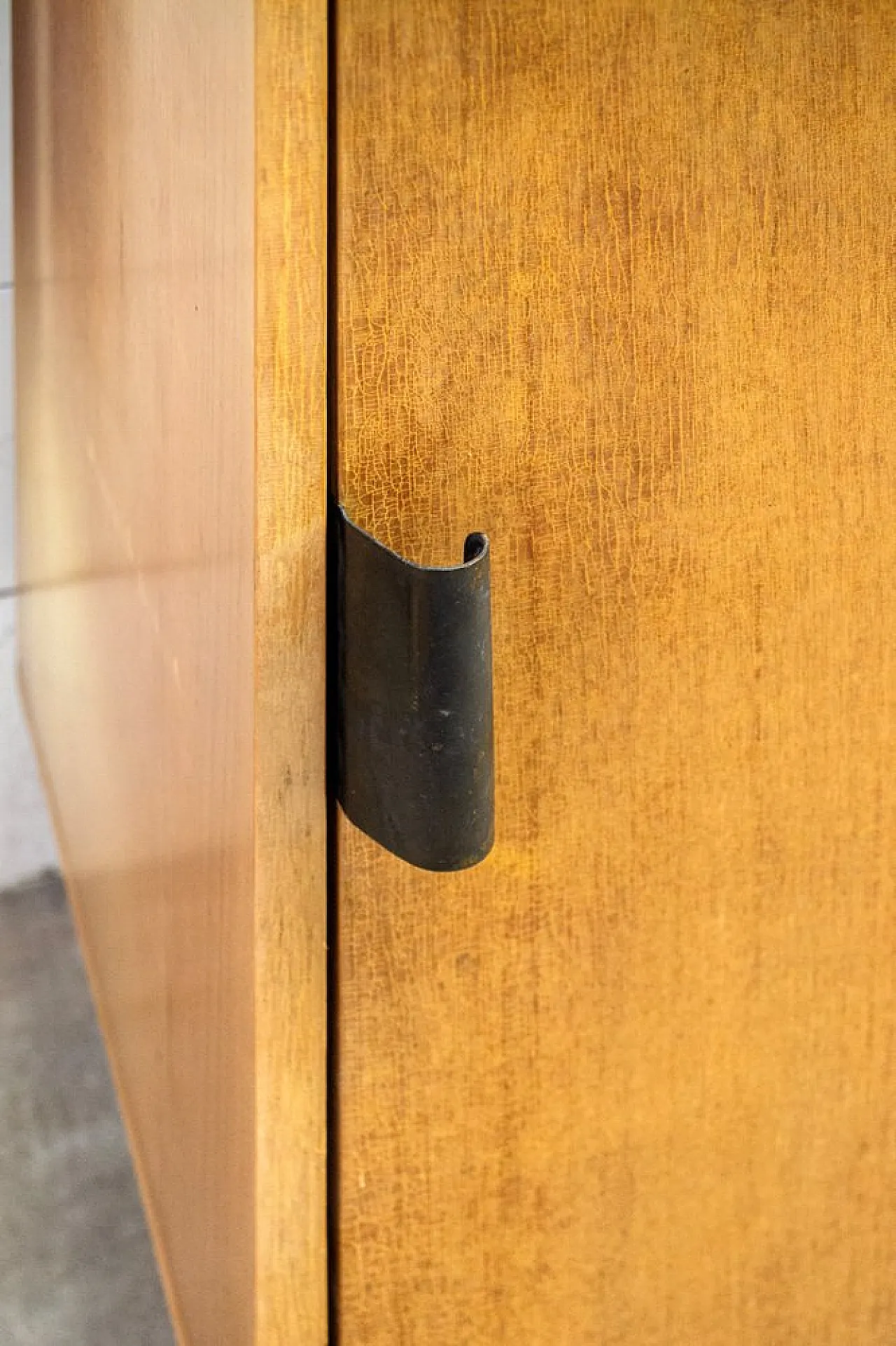 Credenza in legno e ferro di Leonardo Fiori per ISA Bergamo, anni '50 5