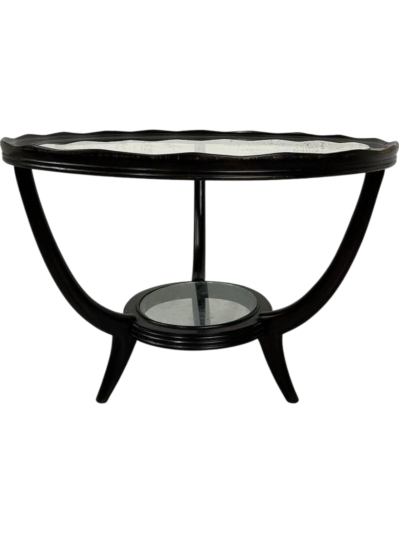 Wood and glass coffee table by Paolo Buffa, 1950s 16