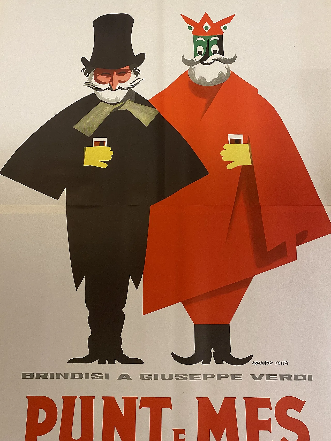 Manifesto Punt e Mes, Brindisi a Giuseppe Verdi, anni '50 10