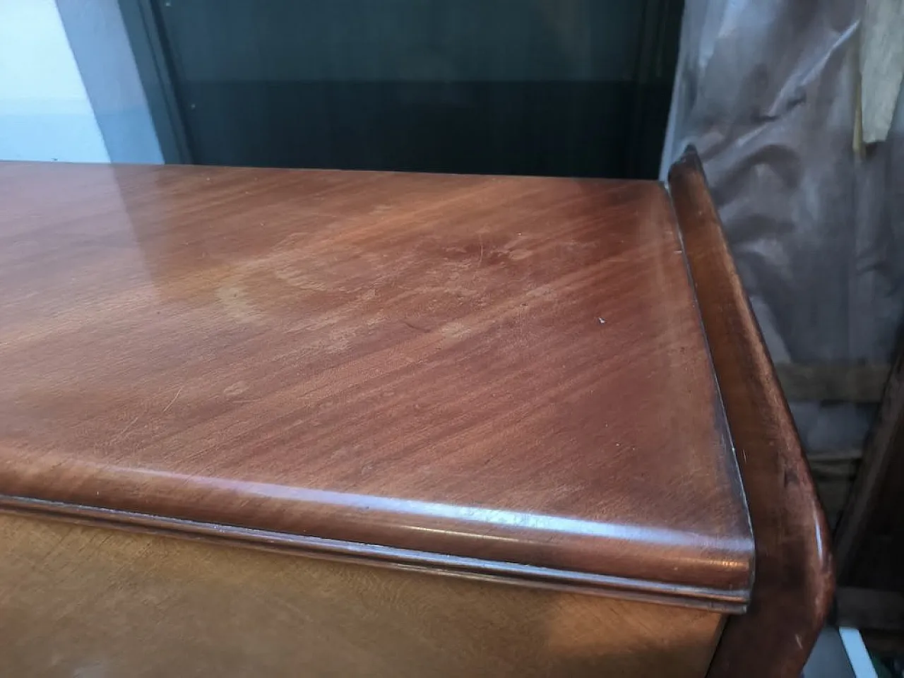 Credenza da pranzo in acero e mogano attribuita a Ico Parisi, anni '50 11