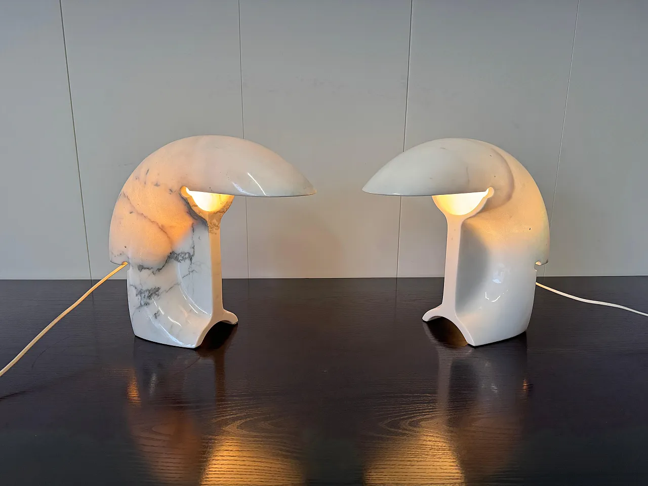 Pair of Biagio lamps by Afra & Tobia Scarpa for Flos, 1970s 3