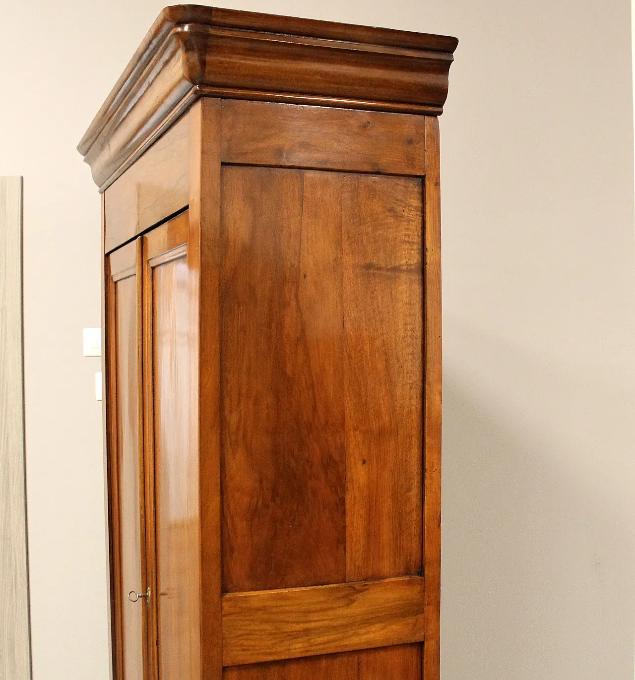 Ancient wardrobe LUIGI FILIPPO in walnut '800 6