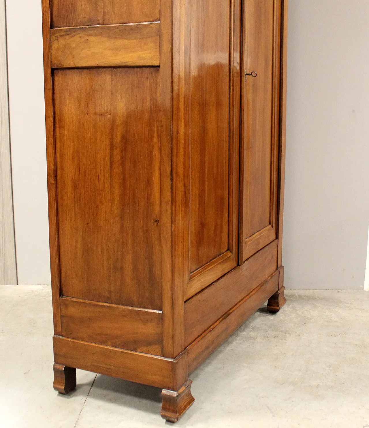 Ancient wardrobe LUIGI FILIPPO in walnut '800 7