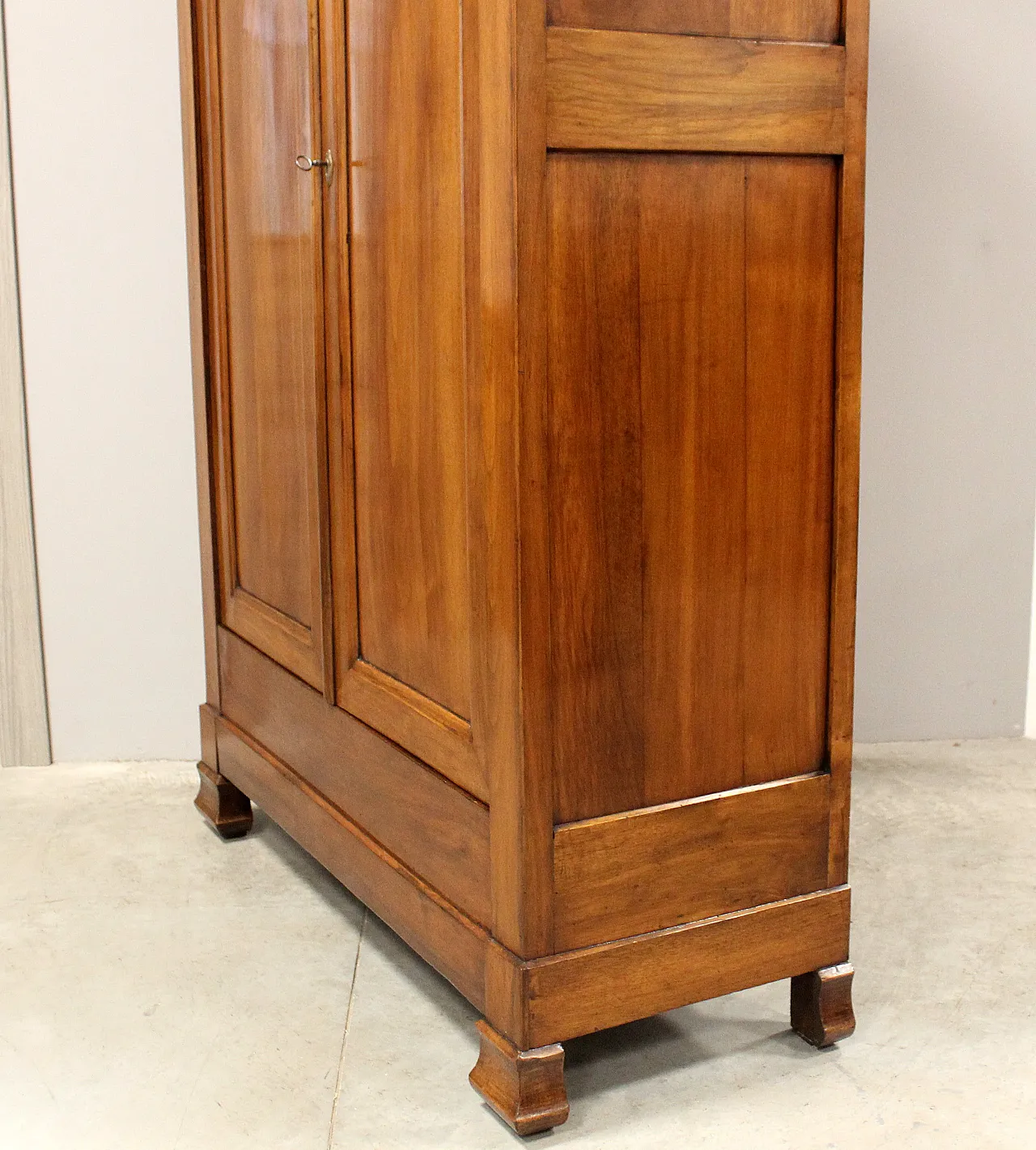 Ancient wardrobe LUIGI FILIPPO in walnut '800 8