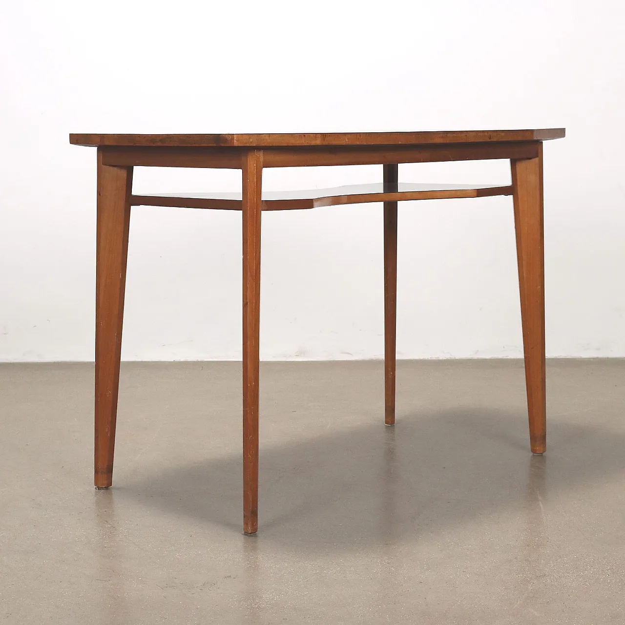 Small writing school desk with under storage, Italy, 1950s 6