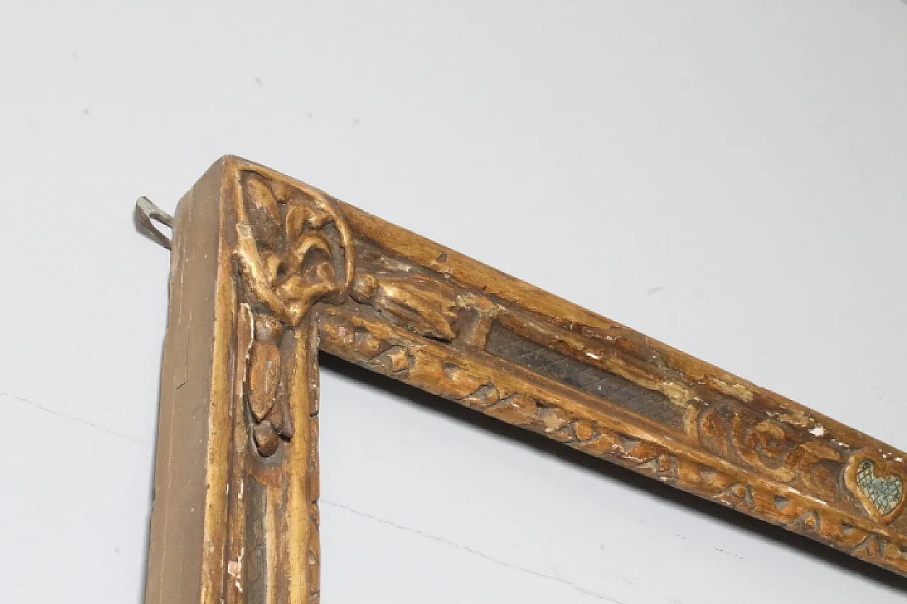 Frame golden and painted with carvings, 1750 11