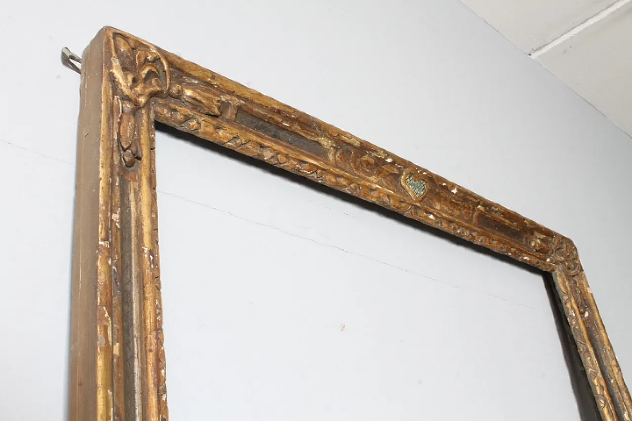 Frame golden and painted with carvings, 1750 12