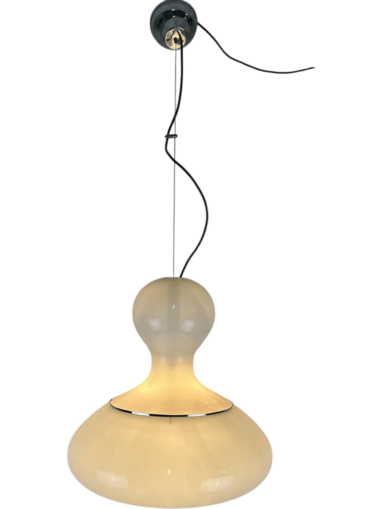 Lampadario in vetro di Murano di Carlo Nason per Mazzega, anni '60 14