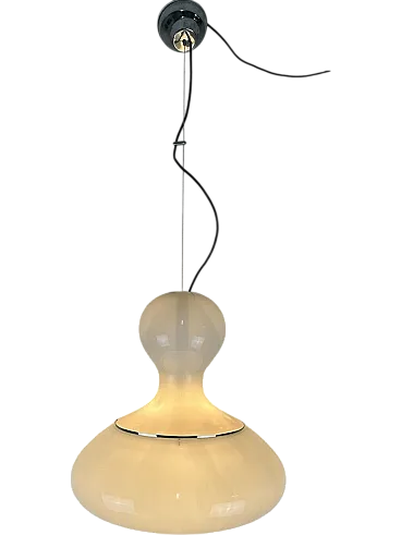 Lampadario in vetro di Murano di Carlo Nason per Mazzega, anni '60