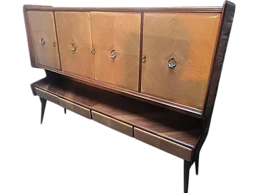 Sideboard in maple and mahogany attributed to Ico Parisi, 1950s