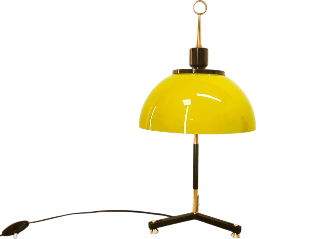 Lamp with green dome, 1950s 13