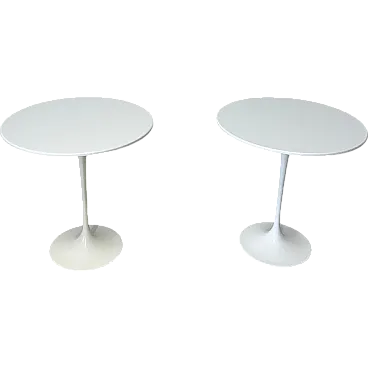 Pair of Tulip coffee tables by Eero Saarinen for Knoll, 1980s