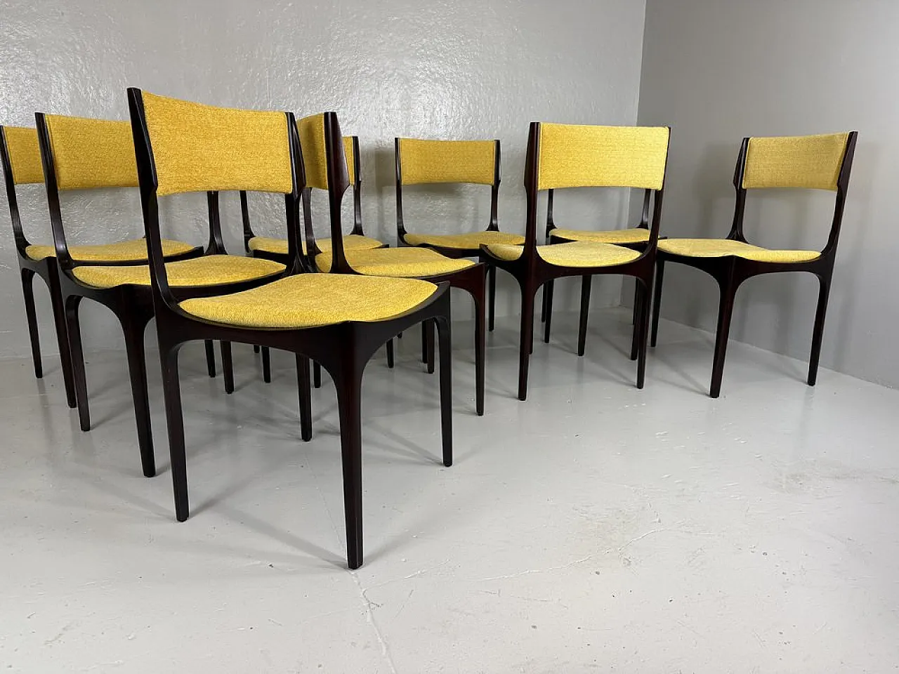 9 chairs by Giuseppe Gibelli for Sormani, 1960s, 2