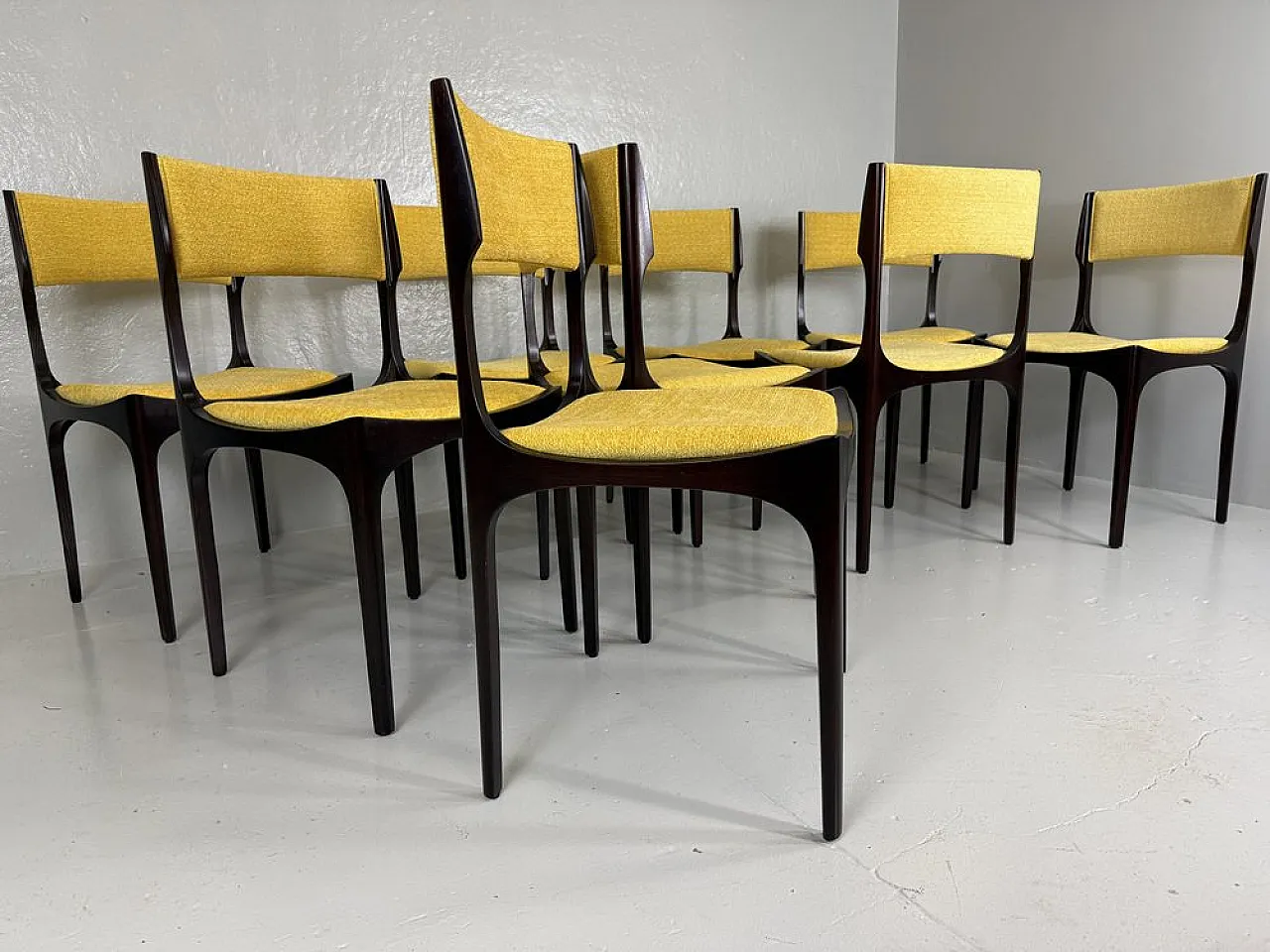 9 chairs by Giuseppe Gibelli for Sormani, 1960s, 6