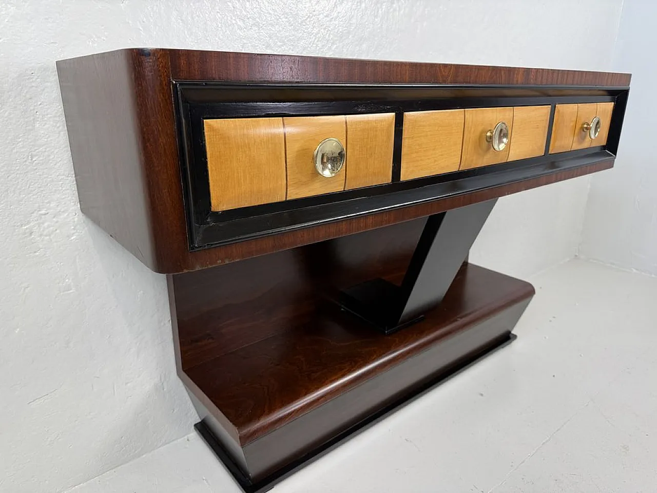 Console attributed to Paolo Buffa, 1950s 5