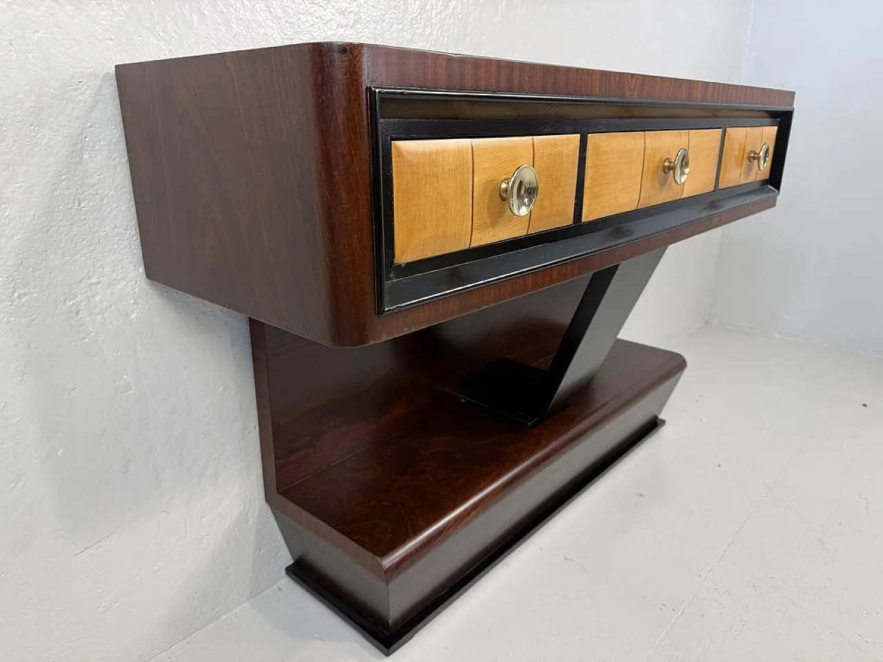 Console attributed to Paolo Buffa, 1950s 8